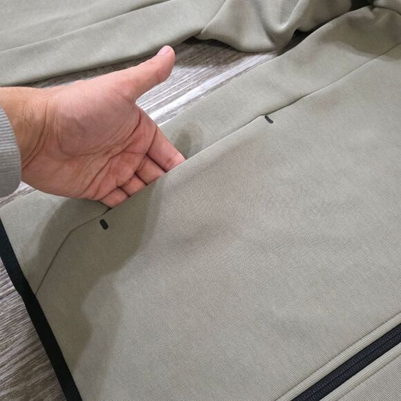 Nike Tech Fleece Windrunner Hoodie Grey Black Men's Small S Full-Zip HV0949-320 - Picture 5 of 13